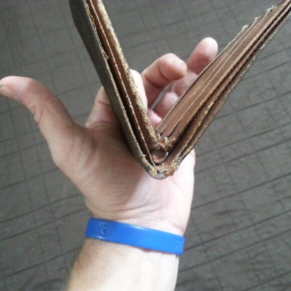 Vintage LV Louis Vuitton Wallet Monogram Bifold Men's Unisex Women's - Picture 8 of 16